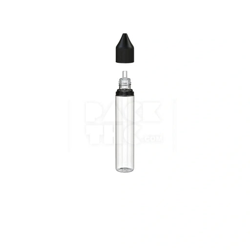 30ml pet reducer unicorn bottle cr clear natural black cap 1000 count