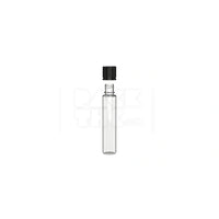 30ml spiral cr bottle clear natural black cap 1000 count