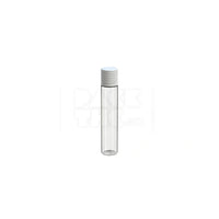 30ml spiral cr bottle clear natural white cap 1000 count