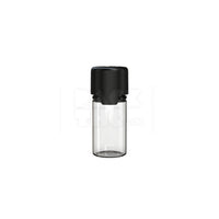 30ml stubby aviator cr bottle with friction fit closure tamper evident break off band clear natural bottle with opaque black closure 1000 count