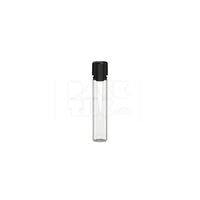 30ml aviator cr bottle with friction fit closure tamper evident break off band clear natural bottle with opaque black closure 1000 count