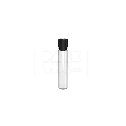 30ml aviator cr bottle with friction fit closure tamper evident break off band clear natural bottle with opaque black closure 1000 count