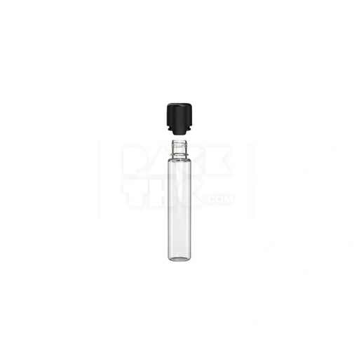 30ml aviator cr bottle with friction fit closure tamper evident break off band clear natural bottle with opaque black closure 1000 count