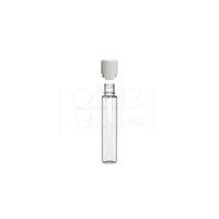 30ml aviator cr bottle with friction fit closure tamper evident break off band clear natural bottle with opaque white closure 1000 count