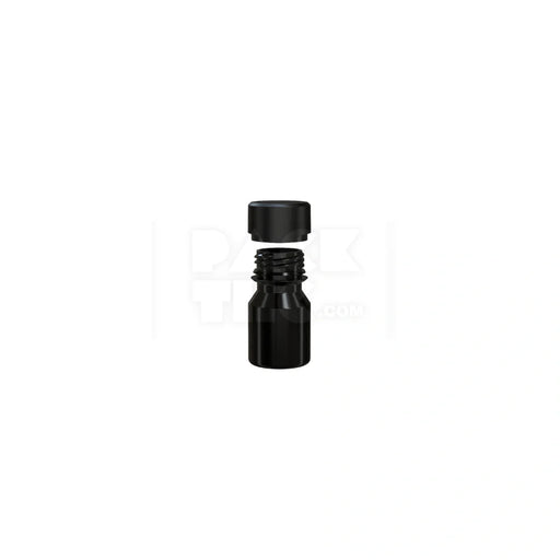 30ml stubby aviator cr shot bottle opaque black 800 count