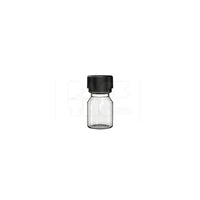 30ml stubby aviator cr shot bottle clear natural black cap 800 count