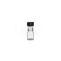 30ml stubby aviator cr shot bottle clear natural black cap 800 count