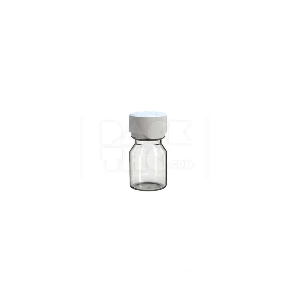 30ml stubby aviator cr shot bottle clear natural white cap 800 count