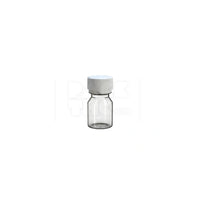 30ml stubby aviator cr shot bottle clear natural white cap 800 count