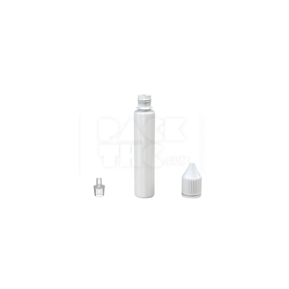 30ml stubby pet reducer unicorn bottle opaque white 1000 count