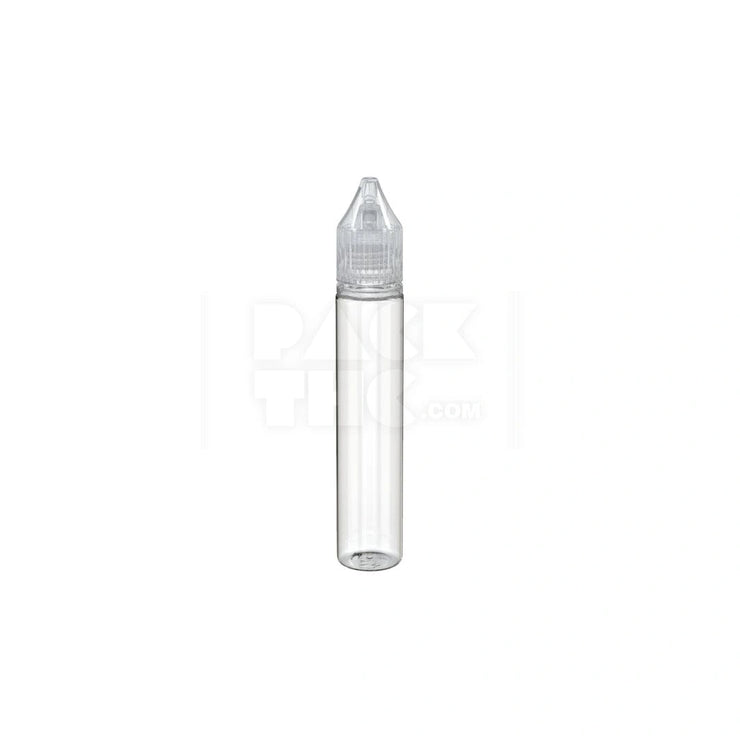 30ml stubby pet reducer unicorn bottle clear natural 1000 count
