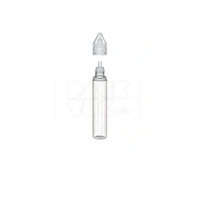 30ml stubby pet reducer unicorn bottle clear natural 1000 count
