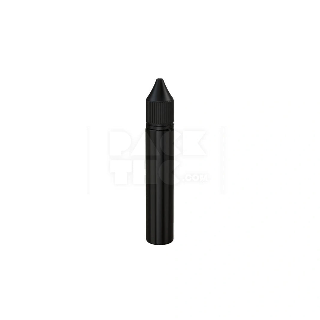 30ml stubby pet reducer unicorn bottle opaque black 1000 count
