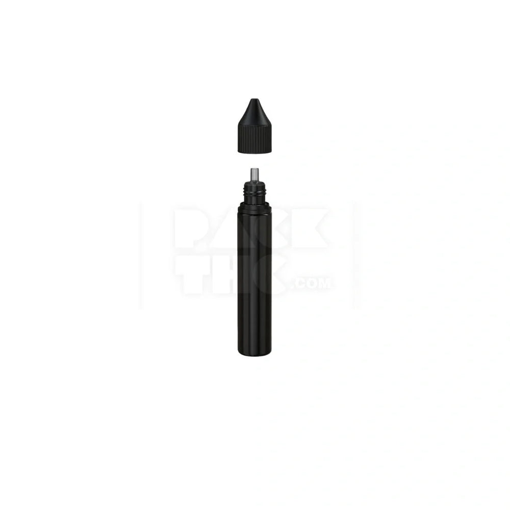 30ml stubby pet reducer unicorn bottle opaque black 1000 count