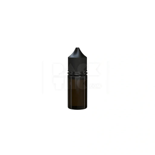 30ml stubby pet unicorn bottle cr translucent black 1000 count