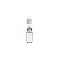 30ml stubby pet unicorn bottle cr clear natural white cap 1000 count