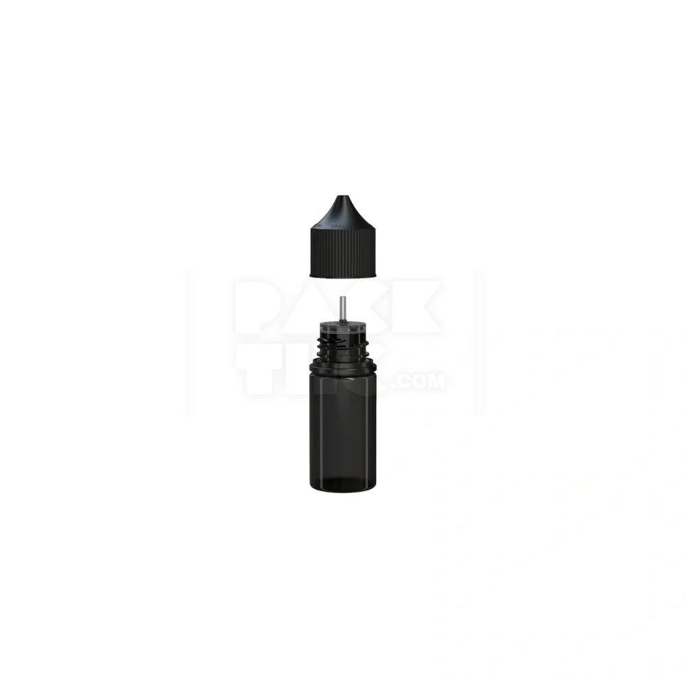 30ml stubby pet unicorn bottle cr translucent black 1000 count