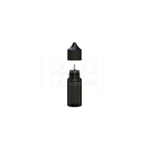 30ml stubby pet unicorn bottle cr translucent black 1000 count