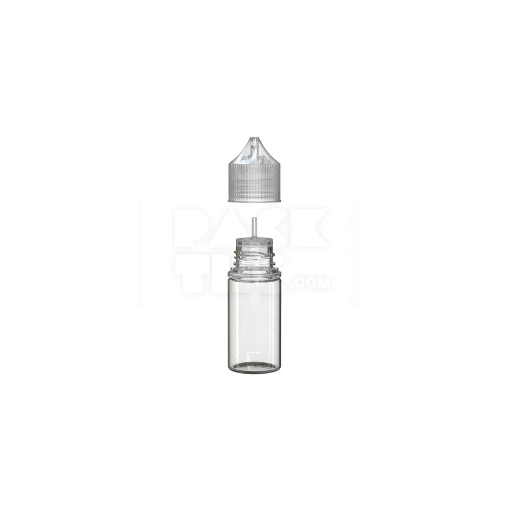 30ml stubby pet unicorn bottle cr clear natural 1000 count