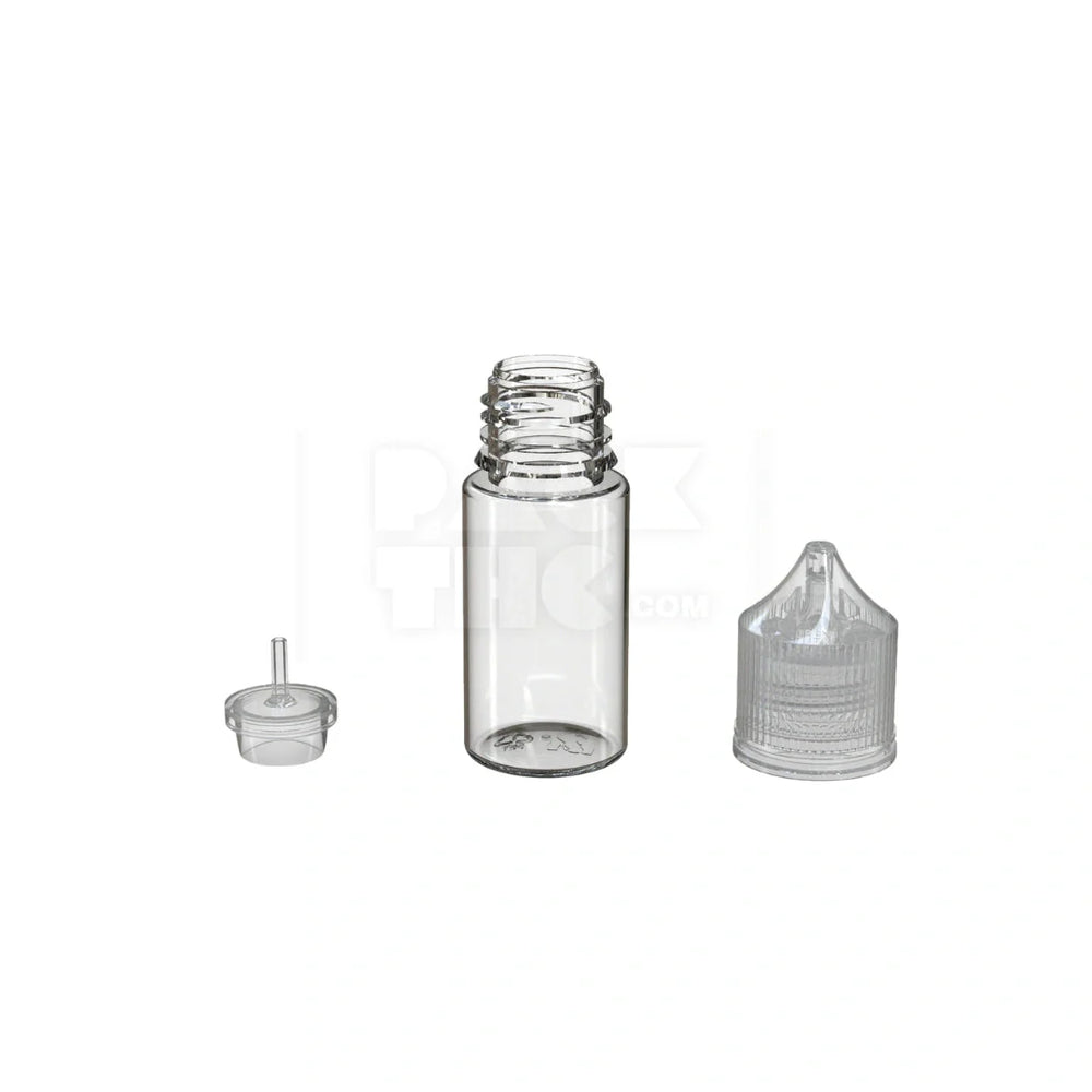 30ml stubby pet unicorn bottle cr clear natural 1000 count