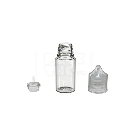 30ml stubby pet unicorn bottle cr clear natural 1000 count