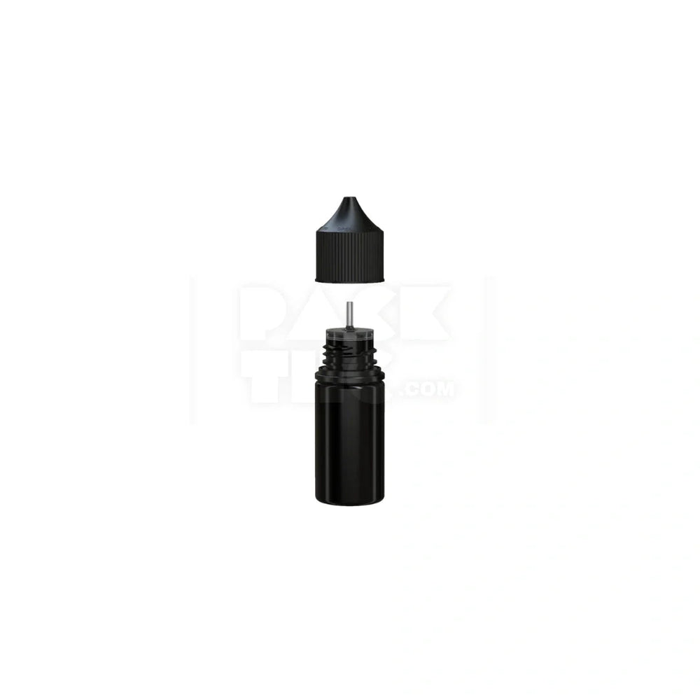 30ml stubby pet unicorn bottle cr opaque black 1000 count