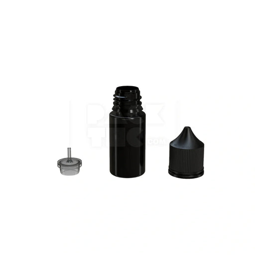 30ml stubby pet unicorn bottle cr opaque black 1000 count