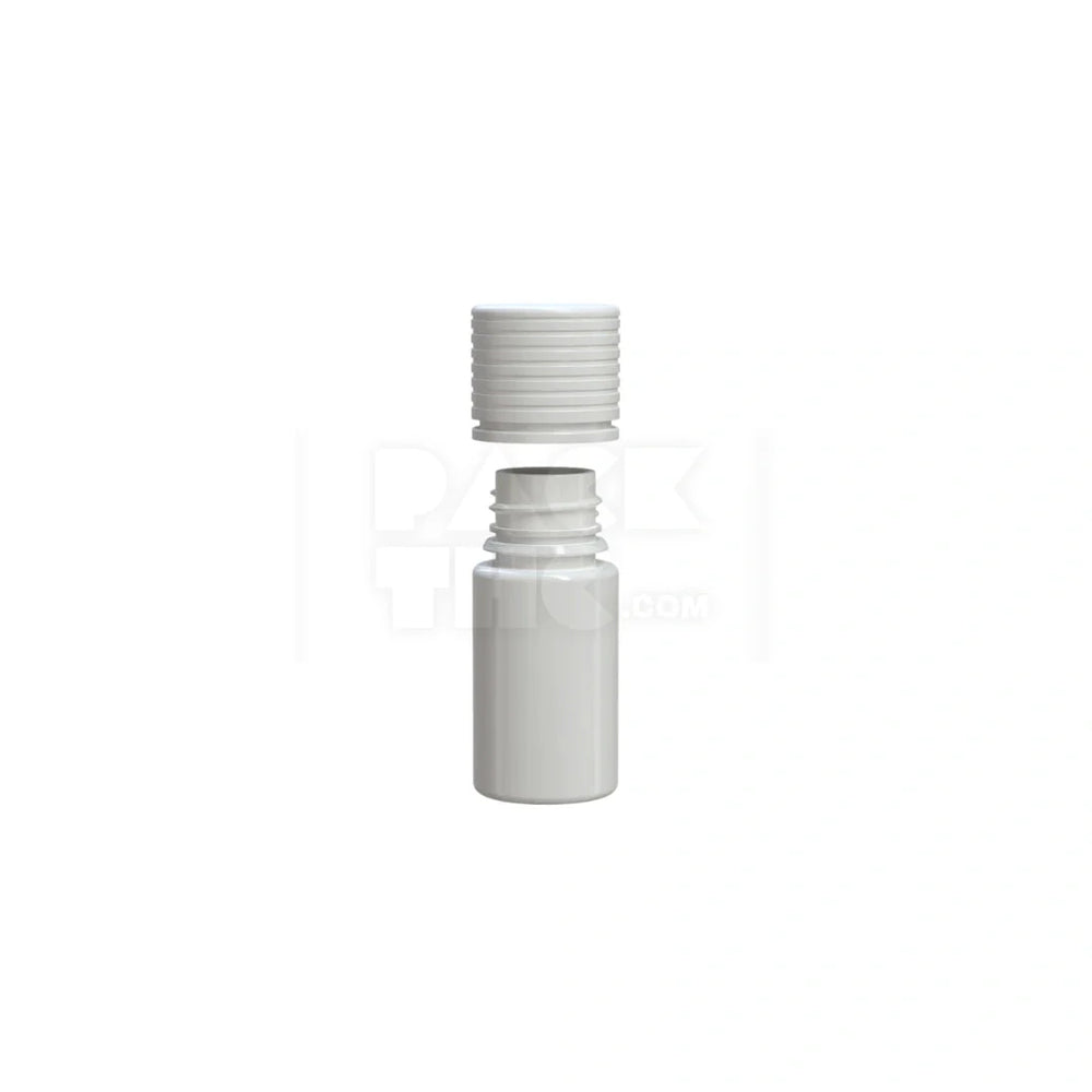 30ml stubby spiral cr bottle opaque white 1000 count