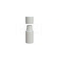 30ml stubby spiral cr bottle opaque white 1000 count