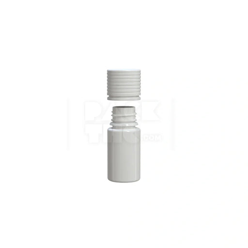 30ml stubby spiral cr bottle opaque white 1000 count