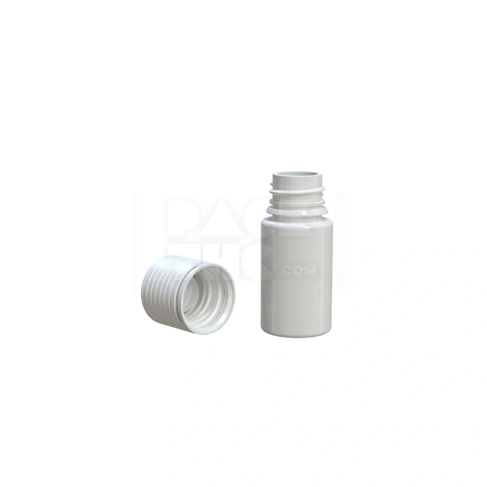 30ml stubby spiral cr bottle opaque white 1000 count