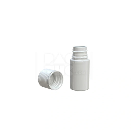 30ml stubby spiral cr bottle opaque white 1000 count