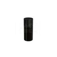 30ml stubby spiral cr bottle with friction fit closure tamper evident break off band opaque black bottle with opaque black closure 1000 count