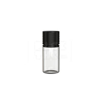 30ml stubby spiral cr bottle clear natural black cap 1000 count