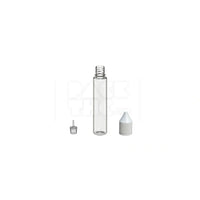 30ml v3 pet unicorn bottle cr clear natural white cap 1000 count