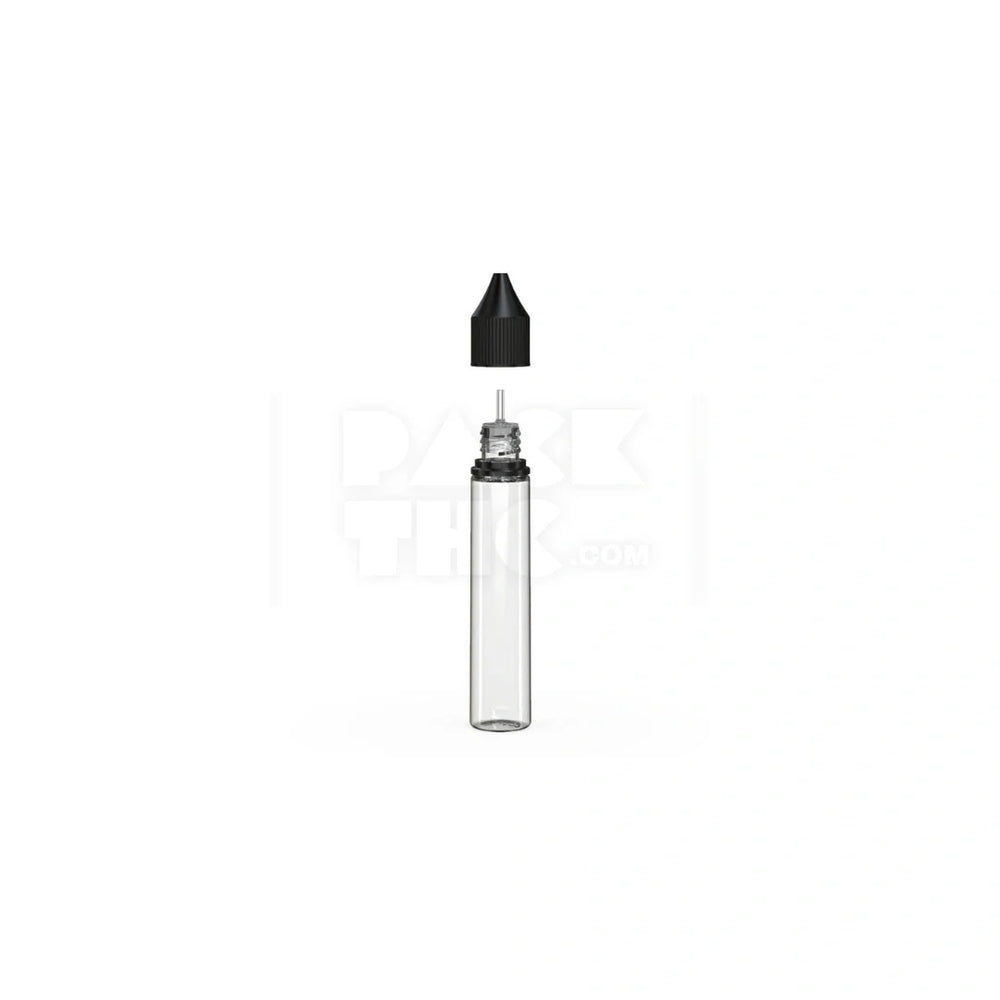 30ml v3 pet unicorn bottle cr clear natural black cap 1000 count