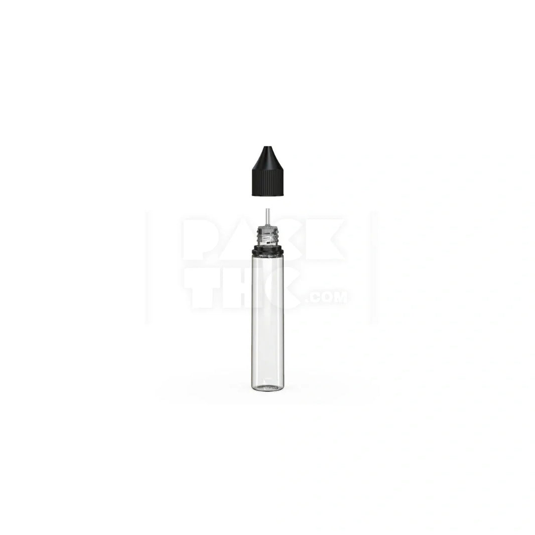 image 30ml v3 pet unicorn bottle cr clear natural black cap 1000 count