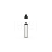 30ml v3 pet unicorn bottle cr clear natural black cap 1000 count