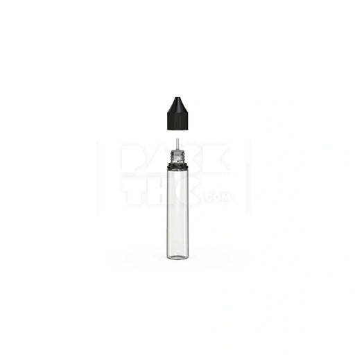 30ml v3 pet unicorn bottle cr clear natural black cap 1000 count