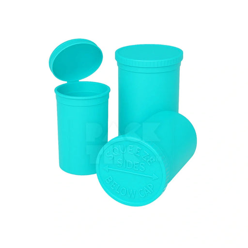 30 dram pop top vial 1 4oz aqua blue