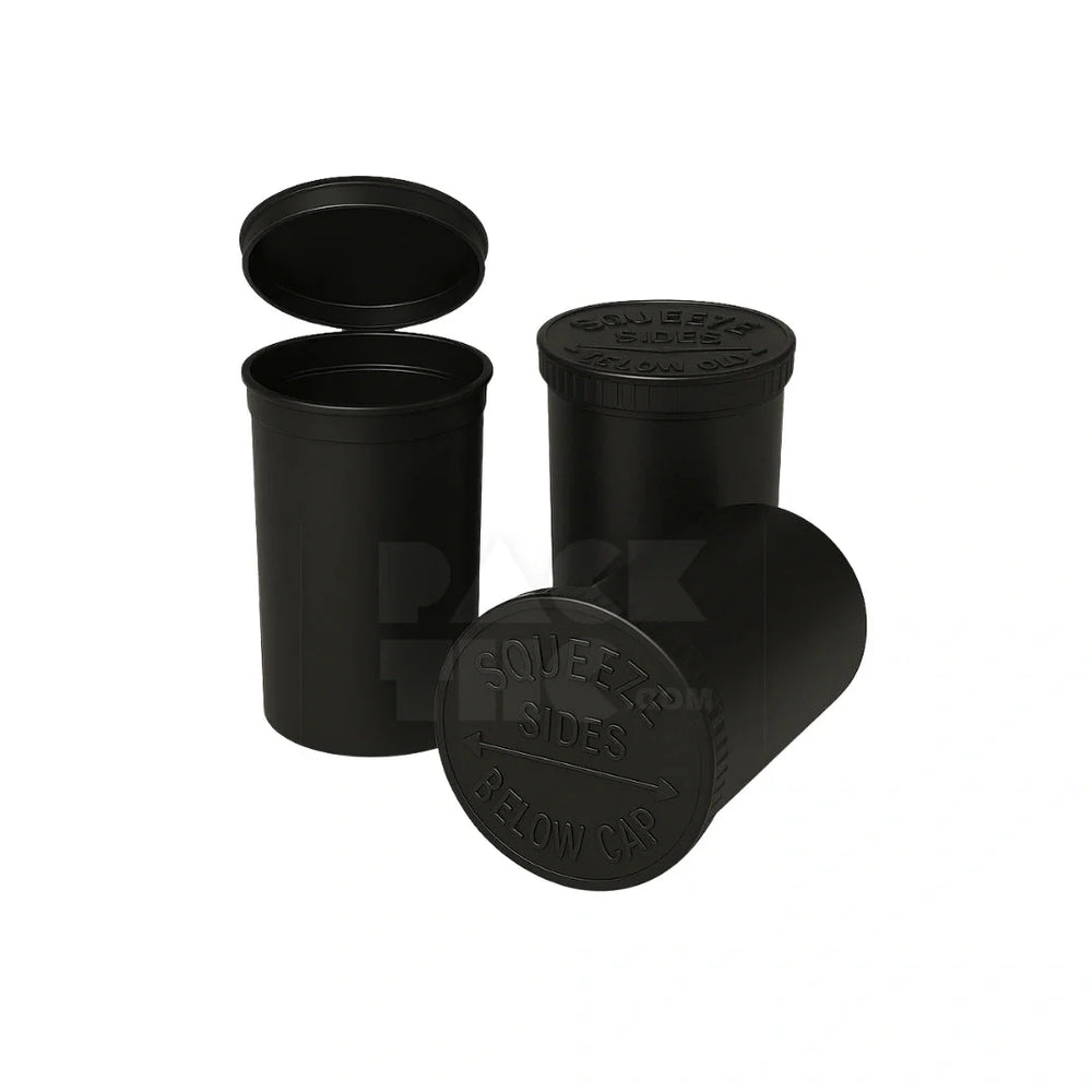 30 dram pop top vial 1 4oz black