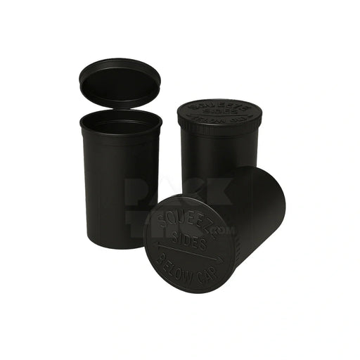 30 dram pop top vial 1 4oz black