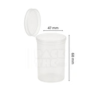 30 dram pop top vial 1 4oz clear