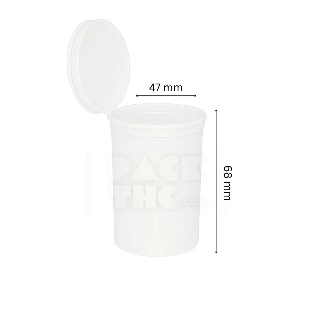 image 30 dram pop top vial 1 4oz white