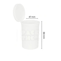 30 dram pop top vial 1 4oz white