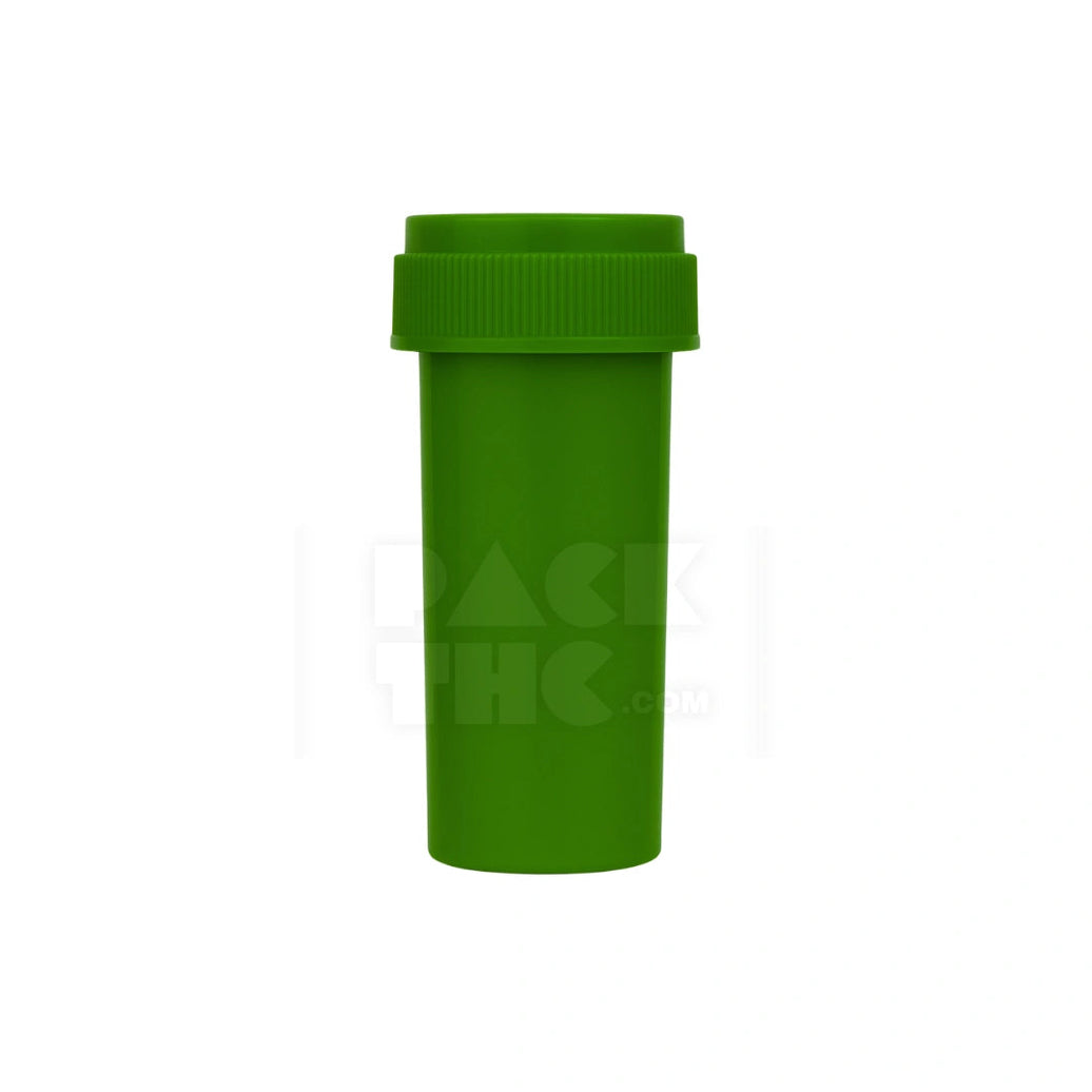 30 dram push turn reverse cap bottles green