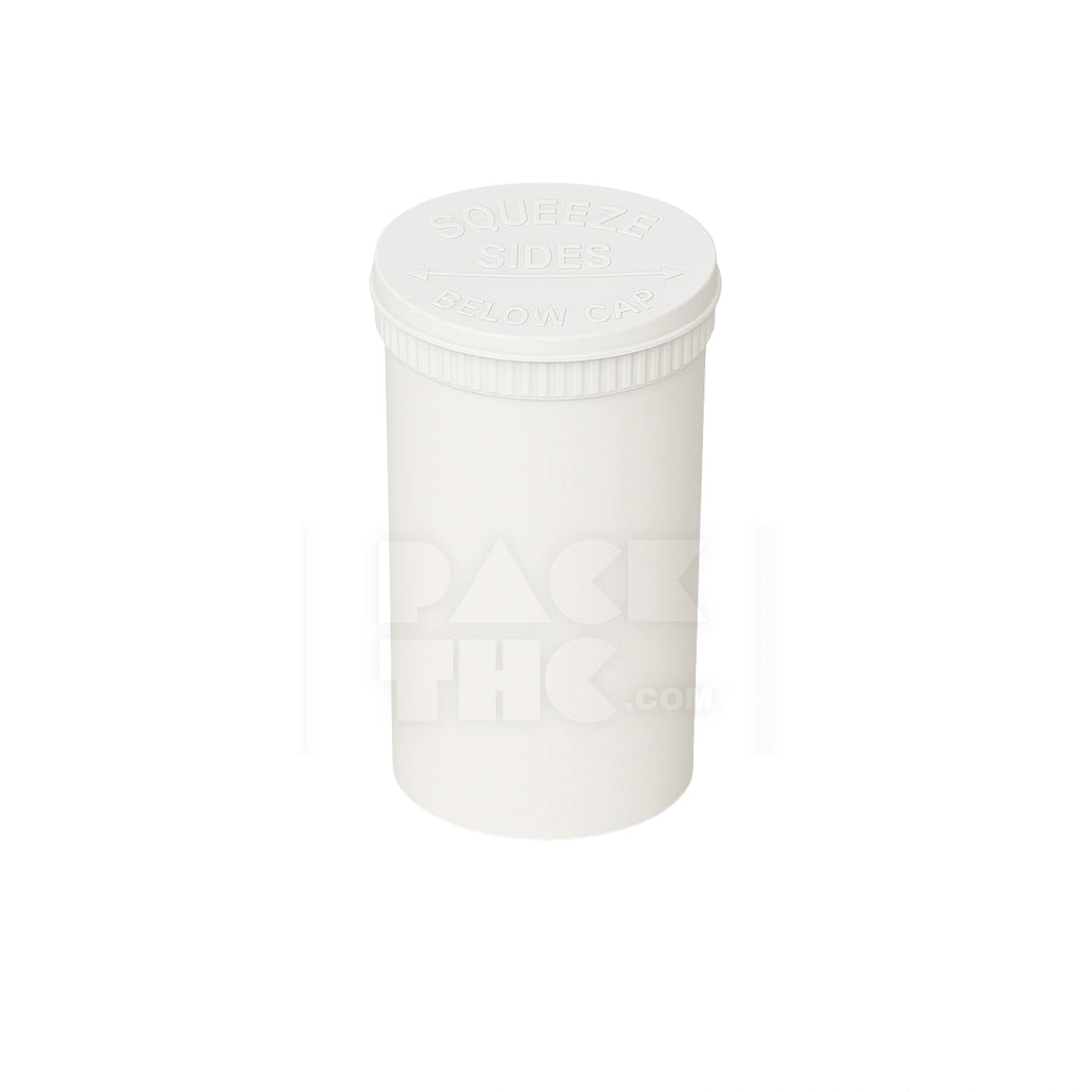 30 DRAM POP TOP VIAL - 1/4OZ - WHITE - (160 COUNT) Pack THC