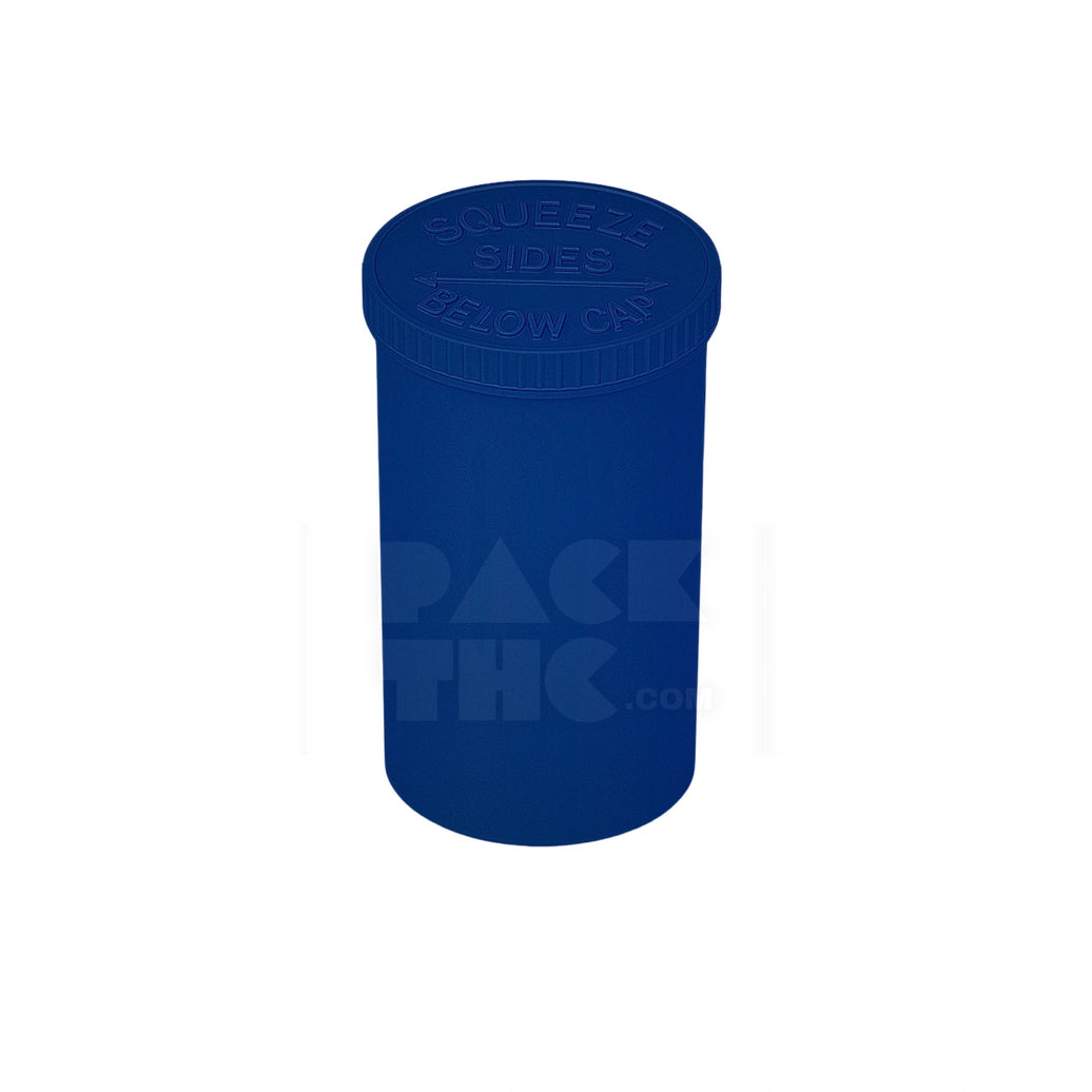 30 DRAM POP TOP VIAL - 1/4OZ - ROYAL BLUE - (160 COUNT) Pack THC