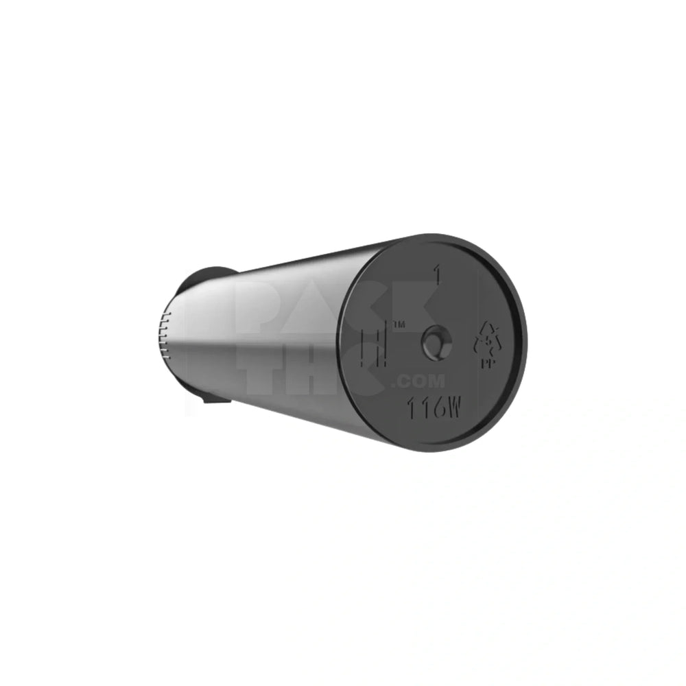 116mm wide mouth pre roll tube black