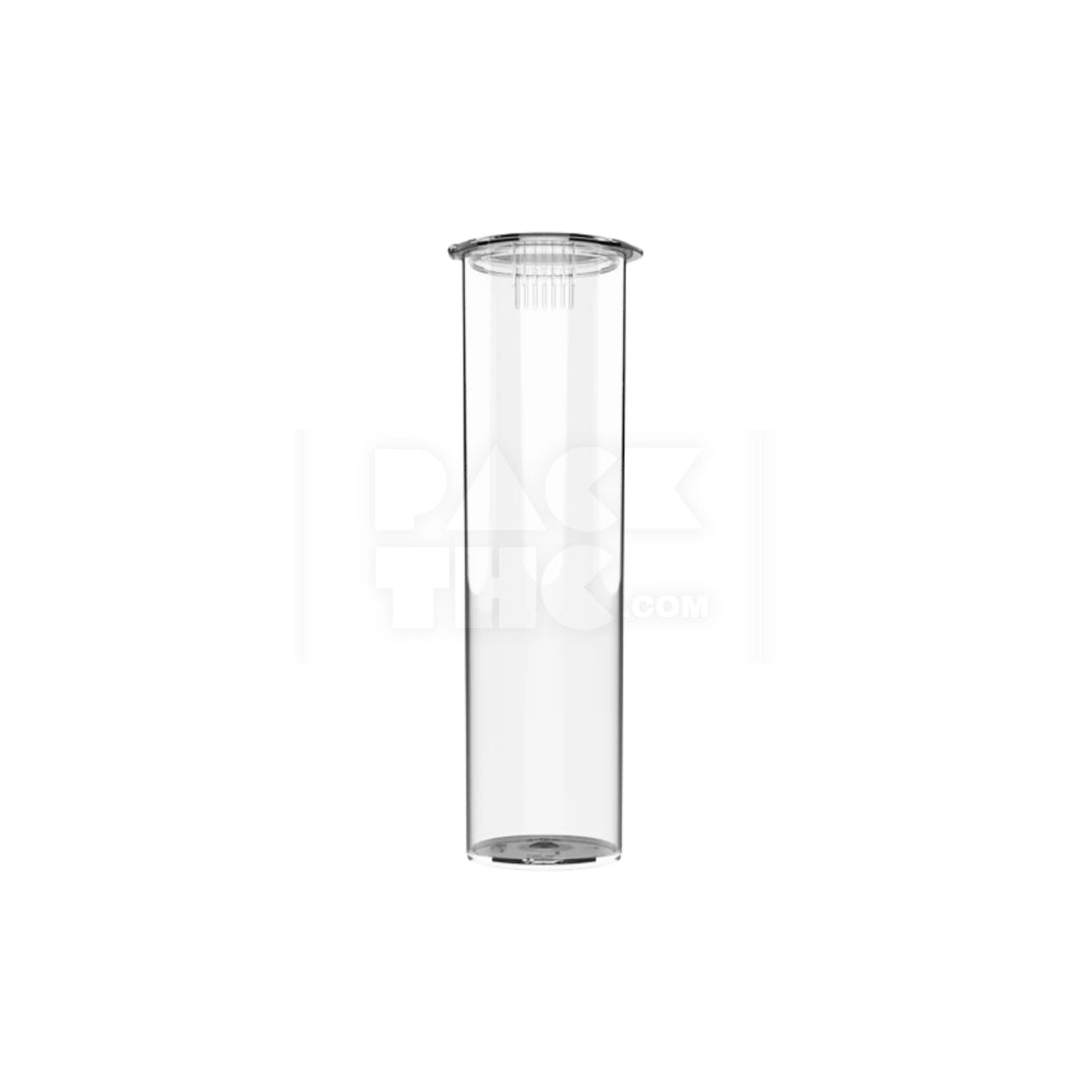 30mm WIDE MOUTH 116 mm CR PRE-ROLL POP-TOP TUBE - CLEAR - (220 COUNT) - Pack THC